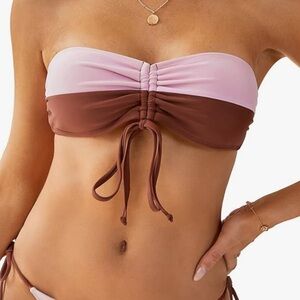 NWT MOLYBELL | two toned lavender bikini top
